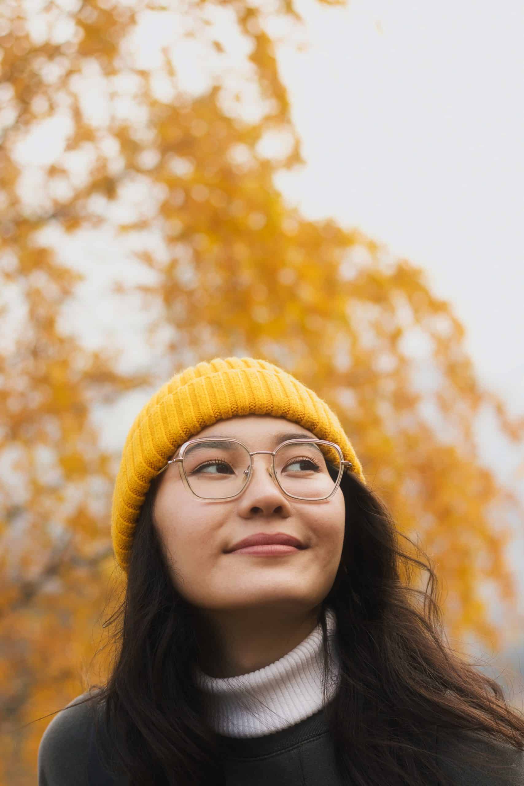 chica gorro gafas Òptica Saldon Sant Cugat
